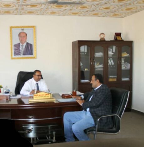 وزير الشؤون الاجتماعية والعمل يلتقى وكيل محافظة عدن لشؤون الجرحى والشهداء.