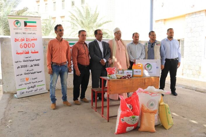بدعم من الجمعية الكويتية للإغاثة .. مؤسسة التواصل تدشن مشروع توزيع (٦٠٠٠) سلة غذائية لعدد من المحافظات