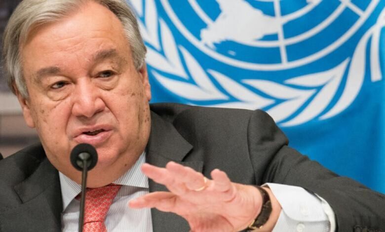 الأمين العام للأمم المتحدة يعرب عن خيبة الأمل بشأن حجم التعهدات المالية لدعم الإغاثة في اليمن
