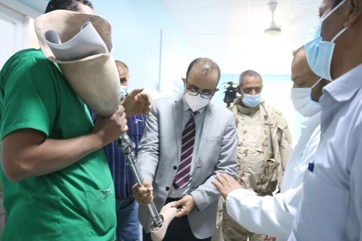 وزير الصحة بحيبح : وزارة الصحة سوف تدعم السلطة المحلية ومكتب الصحة بوادي حضرموت