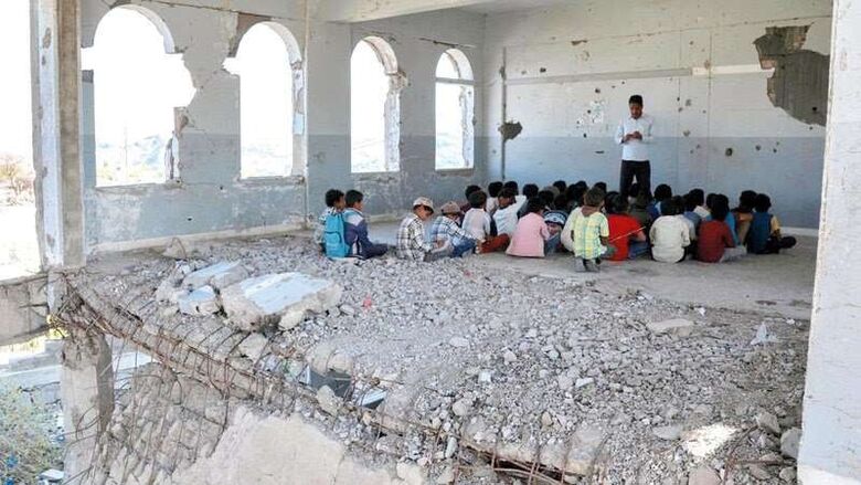 تقرير حقوقي: 5 ألف و 938 انتهاك بحق التعليم في اليمن خلال سنوات الحرب