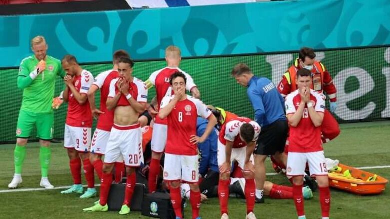 تعليق مباراة الدنمارك ضد فنلندا في كأس أمم أوروبا بعد إغماء اللاعب الدنماركي إريكسن