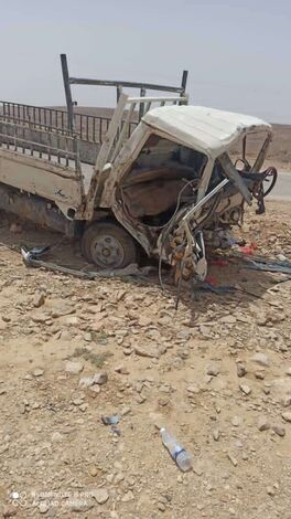 حادث مروري مروع في دوعن يودي بحياة 6 اشخاص