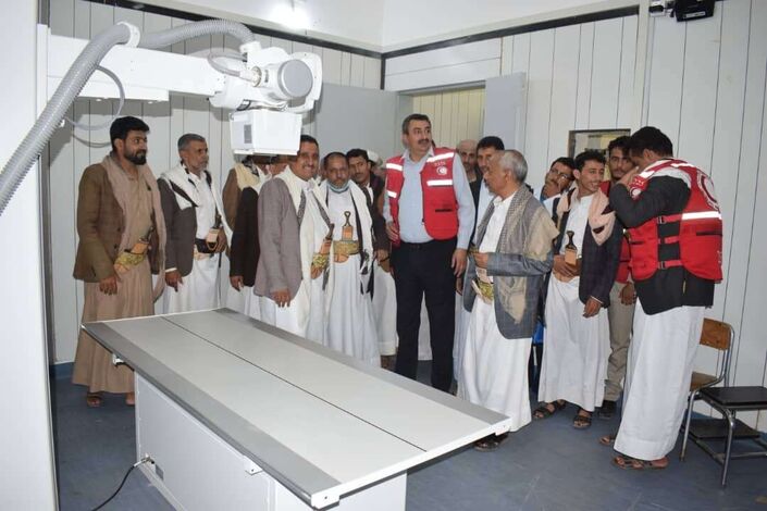 صنعاء..الهلال الأحمر اليمني يفتتح وحدة الأشعة الرقمية المتكاملة في مستشفى الوحدة بمديرية مناخة