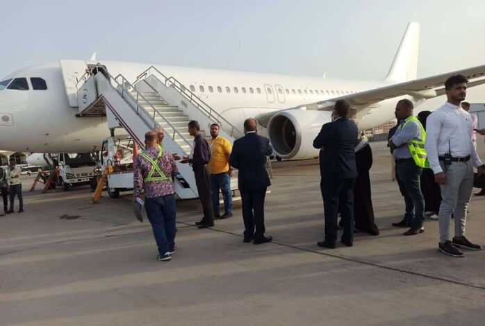 تدشين أول رحلة لشركة الاسكندرية للطيران إلى عدن قادمة من مصر