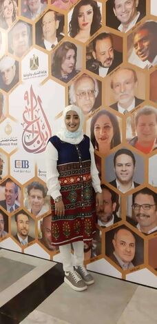 الصحفية  آية خالد تحصد المركز الثاني على مستوى جامعات مصر 