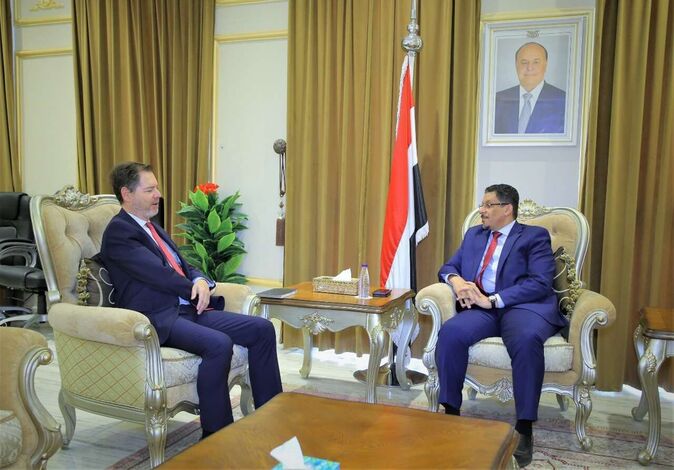 بن مبارك يبحث مع السفير الاسباني سبل تعزيز وتطوير العلاقات الثنائية