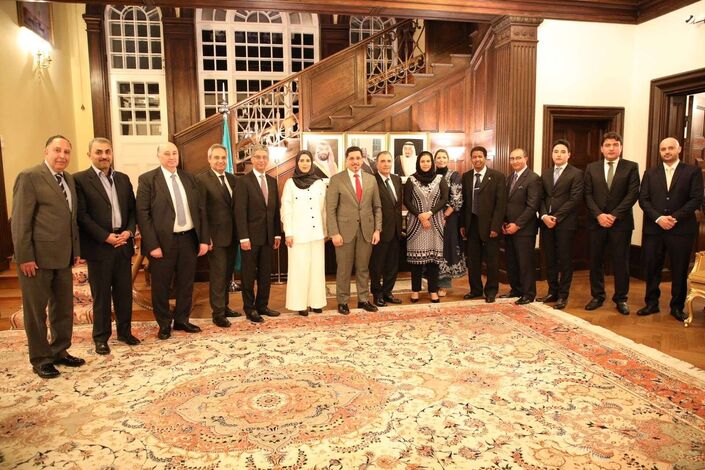 بن مبارك يستعرض مع السفراء العرب في ستوكهولم مستجدات الأوضاع في اليمن