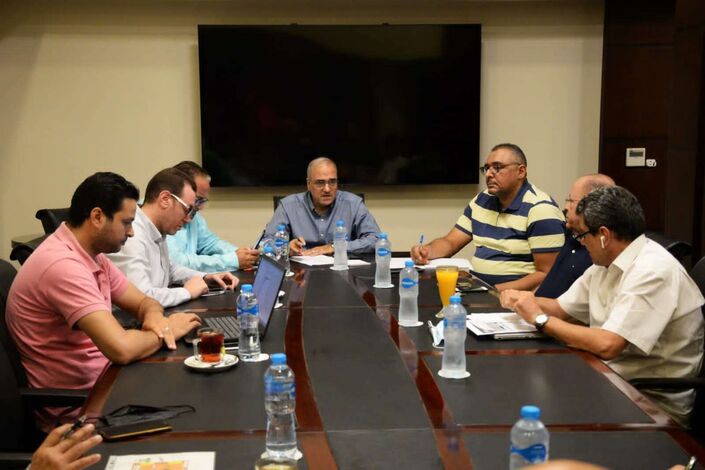 تفاصيل اجتماع  الاتحاد العربي لكرة السلة مع اللجنة المنظمة للبطولة العربية.
