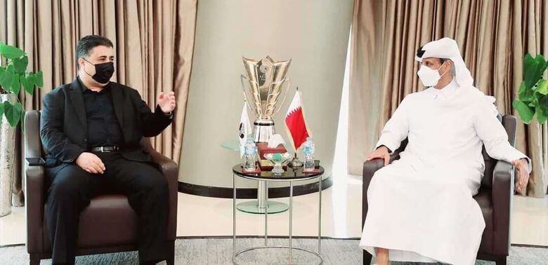 رئيس الاتحاد القطري يستقبل نظيره اليمني "الشيخ العيسي" ويبحثا تعزيز العلاقات الثنائية المتميزة