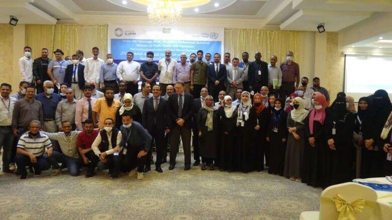 وزير الصحة يفتتح اللقاء التشاوري للاحتياجات الإنسانية بالعاصمة المؤقتة عدن