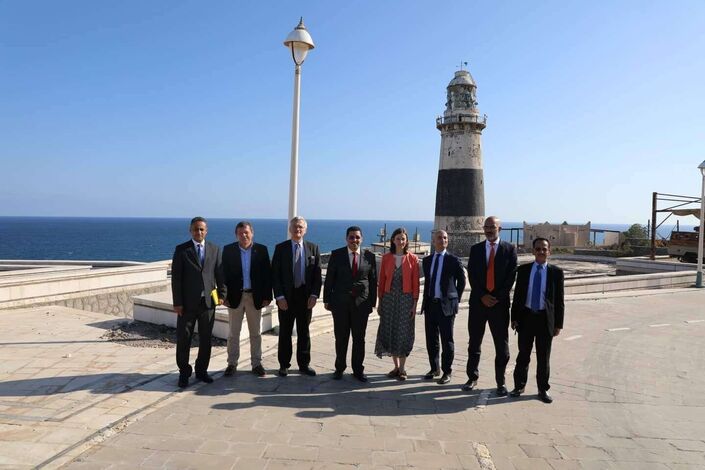الدبلوماسيون الأوروبيون يختتمون زيارتهم إلى عدن