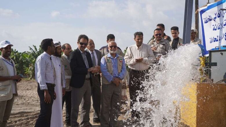 الجمعية الكويتية للإغاثة تفتتح مشروع إعادة تأهيل مياه الحصن ـ المرحلة الثالثة