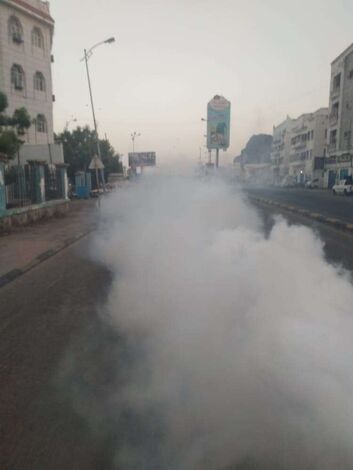 استئناف الرش الضبابي والردادي في المعلا