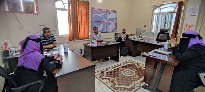 لقاءات مع منظمات دولية في محافظة عدن.
