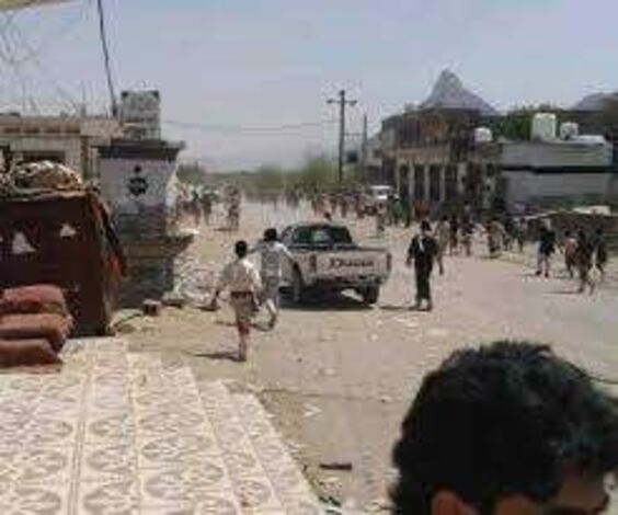 ناشط من شبوة:قوات تابعة للحوثيين تنحسبب من بيحان برفقة قيادات حوثية كبيرة