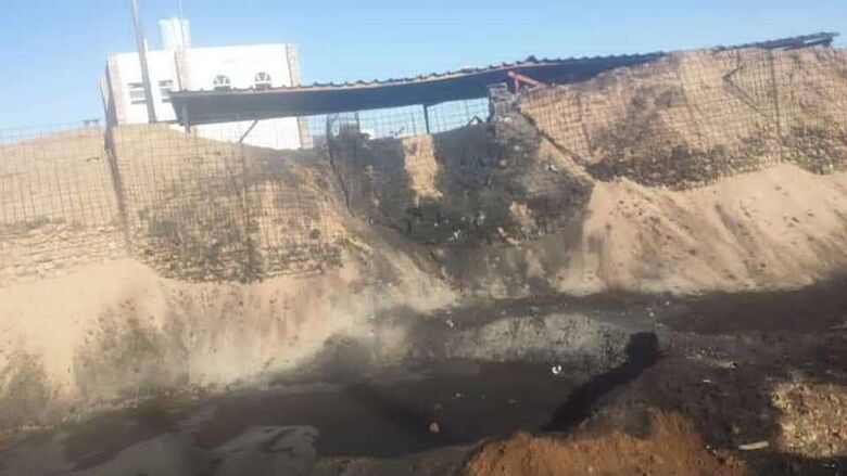 "بالصورة"..أضراراً بالغة بمرافق مطار عتق ومعداته الفنية جراء الاستهداف