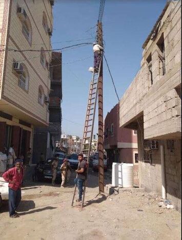 كهرباء عدن تدشن حملتها المزدوجة لتحصيل الإيراد و تقليص المديونية و إزالة الربط العشوائي