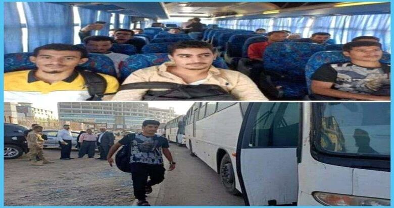 استئناف باصات النقل البري نقل طلاب جامعة عدن