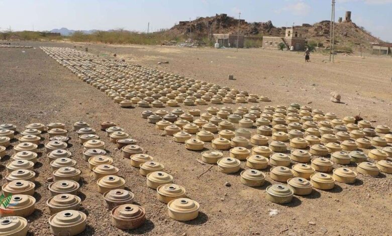 "مسام" ينتزع 1,812 لغمًا في اليمن خلال أسبوع