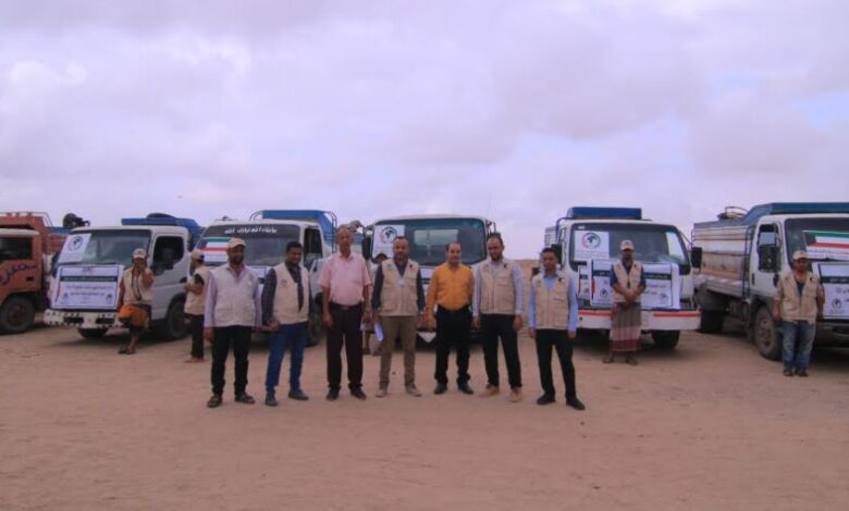 الجمعية الكويتية للإغاثة تدشن مشروع مياه الشرب لمخيمات النازحين في أربع محافظات