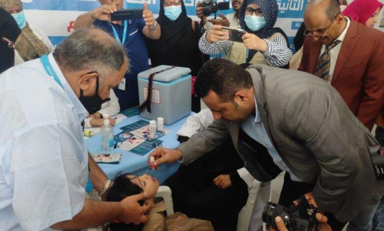 تدشين الجولة الثانية للتحصين ضد شلل الاطفال بالعاصمة عدن