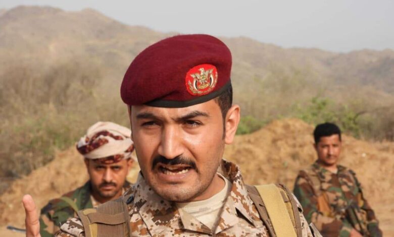 قائد اللواء الثالث عاصفة اللواء محمد العجابي يبعث برقية إلى قيادة وأعضاء المجلس الرئاسي اليمني