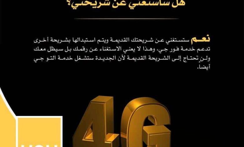 شركة يو تدعو  مشتركيها لتغيير شرائحهم وتعلن تدشين الانترنت 4g