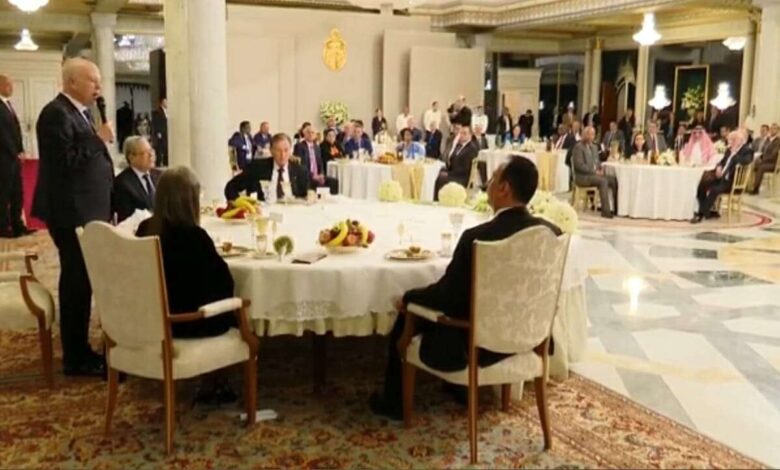 سفير اليمن لدى تونس يحضر مأدبة إفطار دعا لها الرئيس قيس سعيد