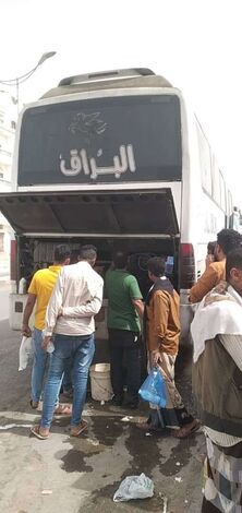 حافلات النقل لشركة البراق تعرض مسافريها للخطر بسبب رداءتها وأعطالها المتكررة بخط عدن الغيضة