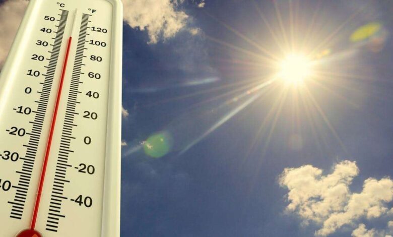 درجات الحرارة المتوقعة في عدن وباقي المحافظات