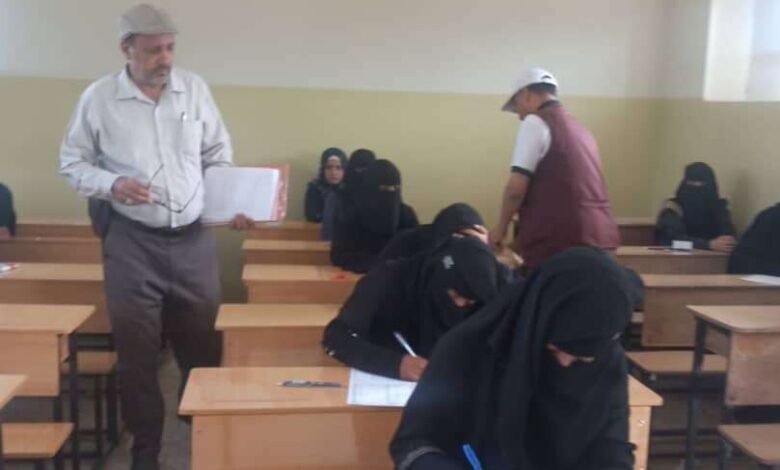 زيارات ميدانية لتفقد سير اختبارات الشهادة الثانوية العامة بجبل حبشي