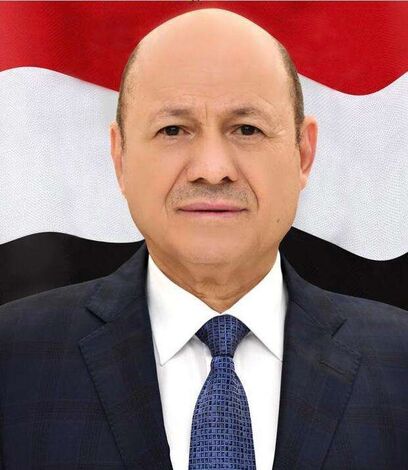 رئيس مجلس القيادة يبعث برقية للرئيس السابق عبدربه منصور هادي