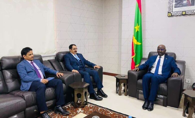 العرادة يلتقي وزير الخارجية الموريتاني