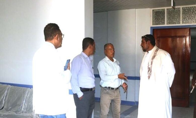 الدكتور العمودي يتفقد مستشفى تريم العام والمستشفى الميداني بتريم