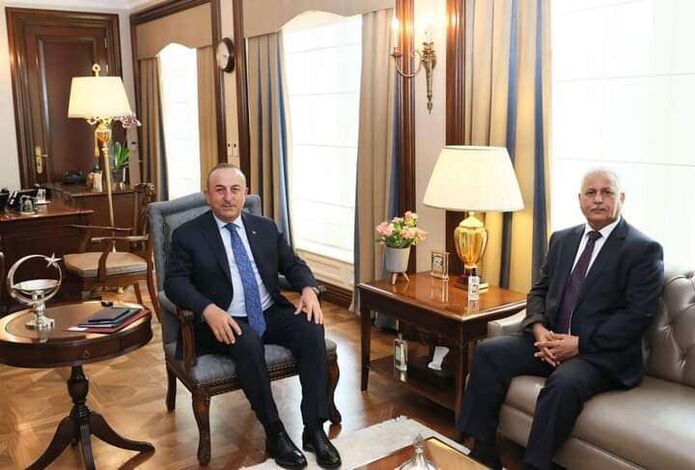 السفير طريق يبحث مع وزير الخارجية التركي سبل تعزيز وتطوير العلاقات الثنائية