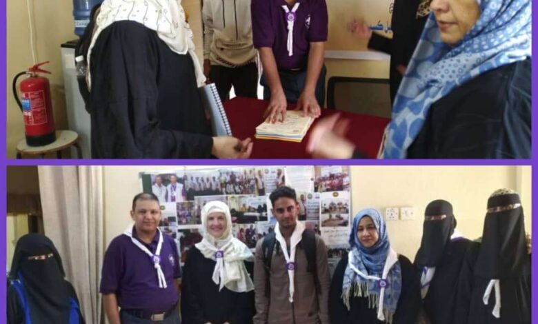 مديرة البرامج في منظمة أنترسوس تزور مقر جمعية الكشافة والمرشدات اليمنية في عدن