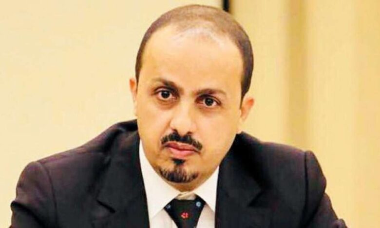 الإرياني : لن يتحقق السلام في اليمن إلا بنزع سلاح الحوثي
