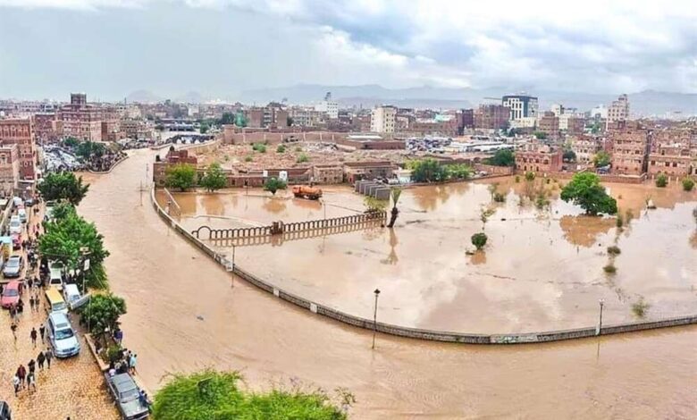 سيول أمطار صنعاء تفاقم معاناة المواطنين