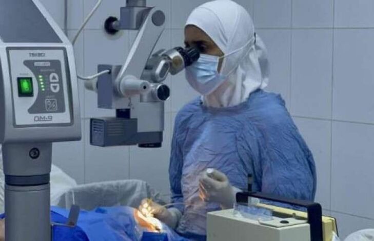نور السعودية يجري 1200 عملية جراحية لمرضى العيون بعدن حضرموت