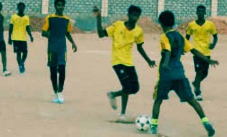 الخور يسحق النصر برباعية في نصف نهائي دوري نادي شباب الغيضة بالمهرة .