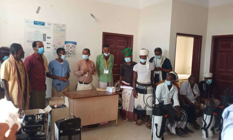 مكتب الصحة في بروم ميفع ينفذ برنامج تدريبي للمشاركين في حملة رش البعوض
