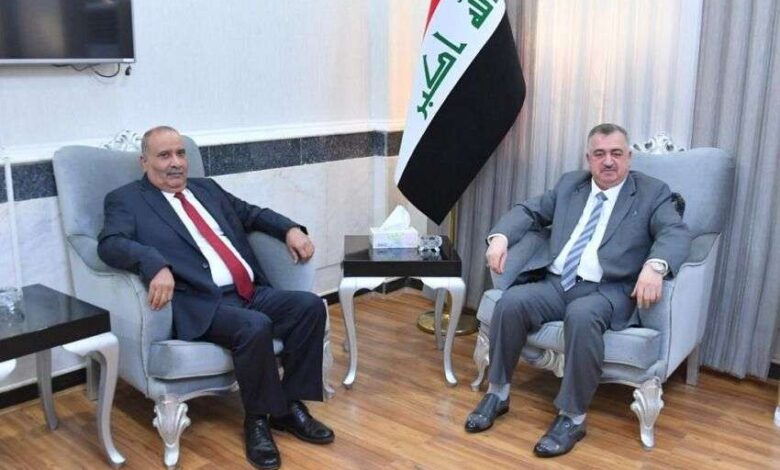السفير مرمش يلتقي وكيل وزارة الخارجية العراقي