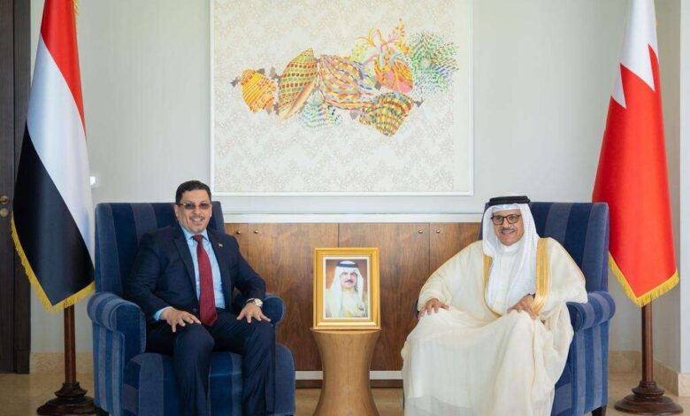 وزير الخارجية يلتقي نظيره البحريني