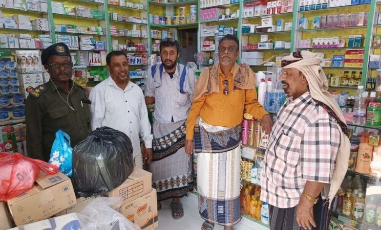 تنفيذ حملة تفتيش على المنتجات الاستهلاكية والمواد الغذائية في سيحوت بالمهرة