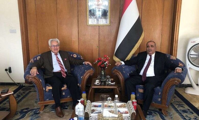 مرمش يستقبل نائب رئيس لجنة العلاقات الخارجية بمجلس النواب العراقي