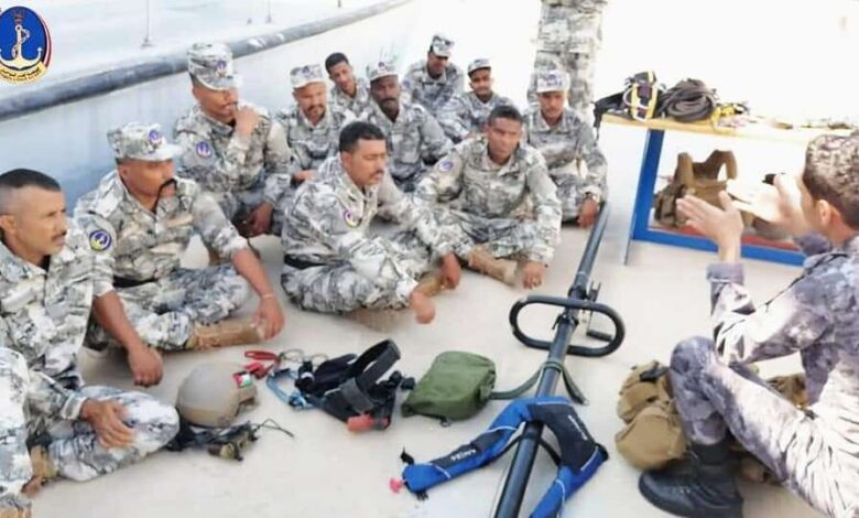 تدريب 12 يمنيا في البحرية الأردنية على صعود وتفتيش السفن