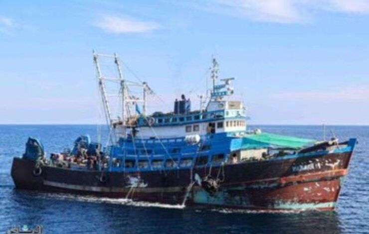 البحرية الاميركية: اعتراض سفينة ايرانية تحمل 50 طن من الذخيرة كانت متجهة الى اليمن