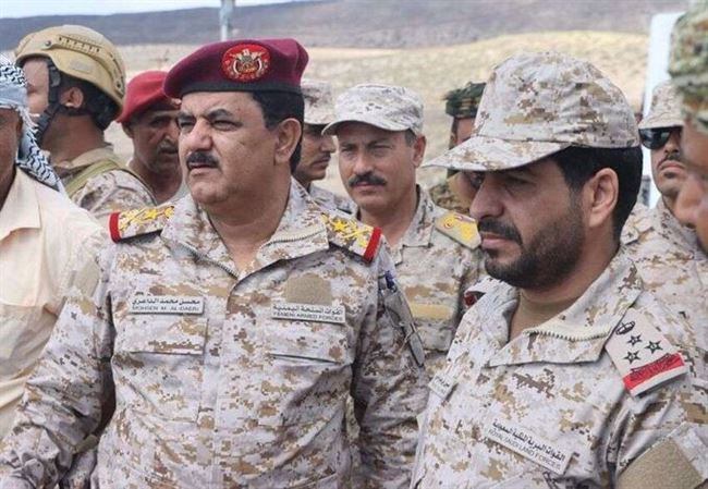 وزير الدفاع يثمن دعم الاشقاء في التحالف العربي لليمن وقواته المسلحة