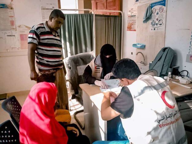 مكتب الصحة في بروم ميفع يستضيف العيادة الطبية التخصصية للهلال الأحمر الإماراتي بغضية البهيش